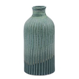 Vaza Loam, Ceramica, Turcoaz, 25cm ComfortTravel Luggage
