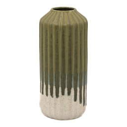 Vaza Sharp, Ceramica, Verde, 27cm ComfortTravel Luggage