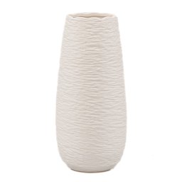 Vaza Sab, Ceramica, Alb, 23cm ComfortTravel Luggage