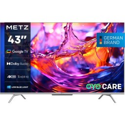 Televizor LED Smart METZ 43MUD7000Z, 4K UHD, 109 cm, Negru