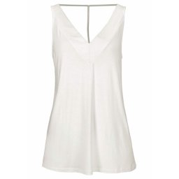 BUFFALO Top alb natural