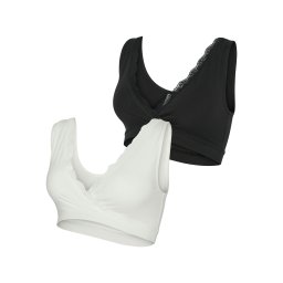 MAMALICIOUS Sutiene alăptare negru / alb