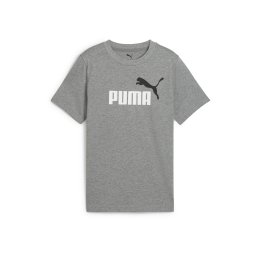 PUMA Tricou 'Essentials No.1' gri amestecat / negru / alb