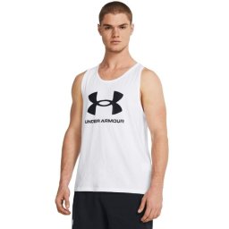Under Armour SPORTSTYLE LOGO Tank Top White L