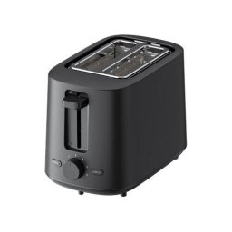 Prajitor de paine Toaster 780-930 W 2 sloturi tavita pentru firmituri detasabila functie dezghetare Negru