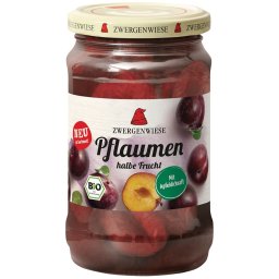 Compot de prune jumatati, fara gluten bio 360g