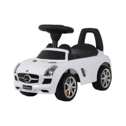 Bicicletă fără pedale Mercedes albă/neagră