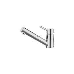 Baterie de chiuvetă cu cap de duș detașabil ALVEUS 1150888 NANO 13,9 cm crom