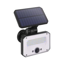 Proiector LED solar cu senzor de mișcare SPILO LED/3,7V 3600mAh 4000K IP54 + telecomandă