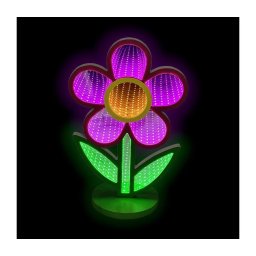 2Kids Toys - Decorațiune de masă LED neon, floare, 5W, USB