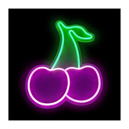 2Kids Toys - Decorațiune LED neon de perete LED/5W/USB, Cireșe