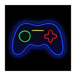 2Kids Toys - Decorațiune de perete neon LED Gamepad, 5W, alimentare USB