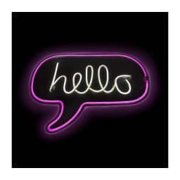 2Kids Toys - Decorațiune neon LED de perete LED/5W/USB hello