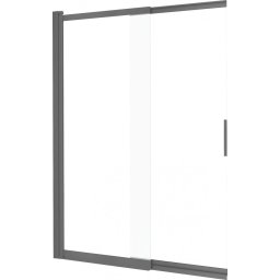 PRIZMA – Paravan de baie 100x140 cm KTJ_D73R Finisaj: titan
