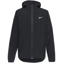 NIKE Jachetă de trening 'Form' negru / alb