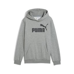 PUMA Bluză de molton 'Ess No. 1' gri / negru