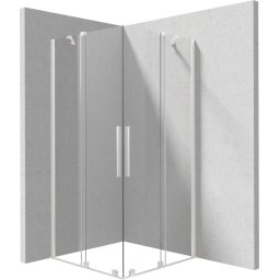 PRIZMA Cabină de duș, pătrata, 90x90 cm KPNAP09P09 Finisaj Bianco ⚪