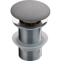 CLICK-CLACK – Dop pentru Chiuvetă din Granit, NHC_S12A Finisaj Gri Metalic ✨