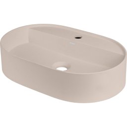 SILIA – Lavoar din Granit, Blat, Oval, CQS_5U6B Finisaj Bej ✨