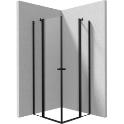 KERRIA PLUS Cabină de duș, pătrata, 90x90 cm KKNNU09U09 Finisaj: nero