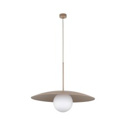 Lustră pe cablu SLATE 1xE27/15W/230V d. 65 cm bej