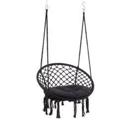 Set 2 hamace bumbac negru Javier 80x130 cm