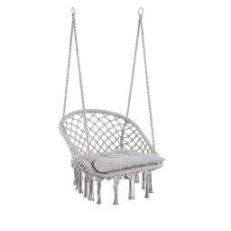 Set 2 hamace bumbac gri Javier 88x69x130 cm