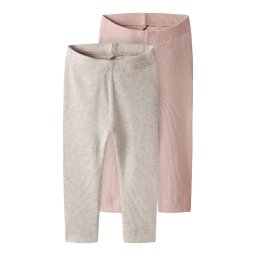 NAME IT Leggings 'NBNKab' bej închis / roz