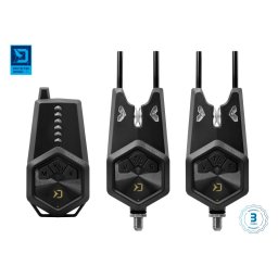 Set avertizori wireless Delphin TECTON, 2+1, statie + 2 avertizori, valigeta de transport