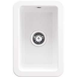 LUMI – Chiuvetă Ceramică Montare Încăstrată/Sub Blat, ZCU_610A Finisaj Alb Lucios ✨