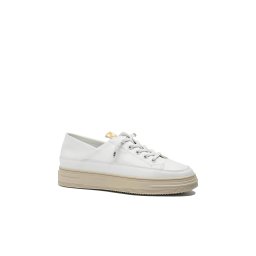 Pantofi sport Formazione, alb minimalist, din piele naturală FNX62250-38 EU