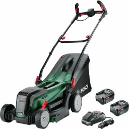 Maşină de tuns iarba cu acumulator Bosch 06008B9E00 UniversalRotak 2x18V-37-550 latime taiere 37 cm, suprafata gazon 550 m2