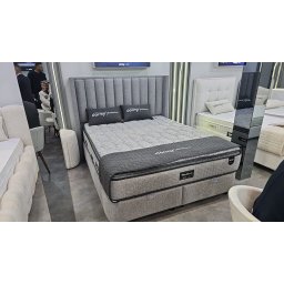 PAT MATRIMONIAL CRISTAL PERSONALIZABIL PE CULORI SI DIMENSIUNI+SALTEA