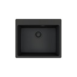 Chiuveta Franke Fragranite Maris MRG 610-54 Negru 114.0661.635, 540x400x200, Filotop: instalare la nivelul blatului, 1 cuva spatioasa, baza de 60 cm necesara pentru instalare