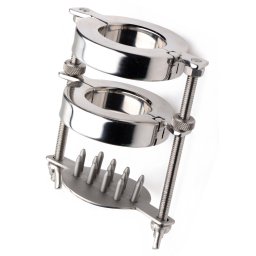 Master Series Stainless Steel Spiked CBT Ball Stretcher & Crusher