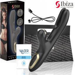 Ibiza Double Vibrator Clamping Black
