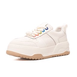 Pantofi dama casual, piele naturala, 6LMQ60007A 13-N, alb