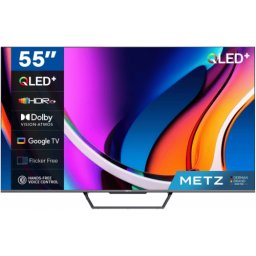 Televizor QLED Smart METZ 55MQE7600Y, 4K UHD, 139 cm, Negru