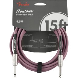 Fender Contour Series Instrument Cable Burgundy Mist 4.5m