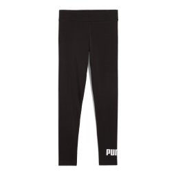PUMA Leggings 'Ess No. 1' negru / alb