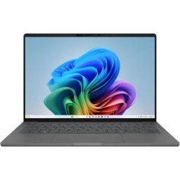 Notebook ZenBook A14 OLED UX3407RA-QD026X Snapdragon X Elite X1E-78-100 14 inch RAM 32 GB SSD 1 TB Qualcomm Adreno Windows 11 Pro Iceland Gray