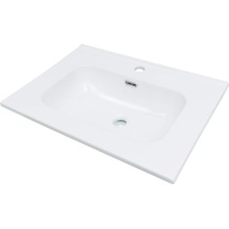 TUBO – Lavoar ceramic, încastrat, 60 cm Finisaj: Alb lucios (CTU_6U6W) ✨