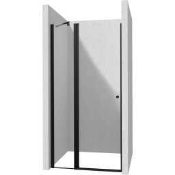 KERRIA PLUS – Ușă de duș cu balamale, 120 cm KTSUN45P (Finisaj Nero)
