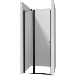 KERRIA PLUS – Ușă de duș cu balamale, 90 cm KTSUN41P (Finisaj Nero)