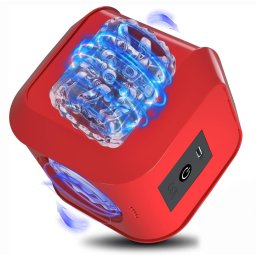 SuperLove Pleasure Box Masturbator Red