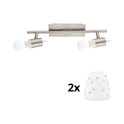 Spot LED Eglo MY CHOICE 2xE14/4W/230V crom/alb