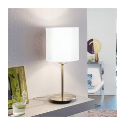 Lampă de masă Eglo 54744 ANADIA 1xE14/40W/230V alb/crom mat