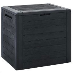 Lada depozitare de gradina antracit 58,5x46x55 cm polipropilena GartenMobel Dekor