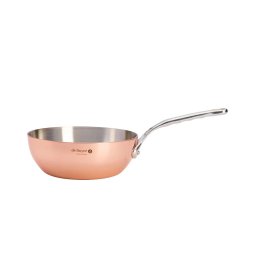 Tigai si seturi De Buyer Prima Matera Sauté Pan Copper/steel 20cm curved ind.