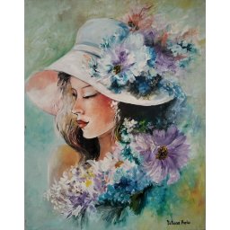 PICTURA IN ULEI PE PINZA Belu Tatiana - TB 01 50cm x 40 cm